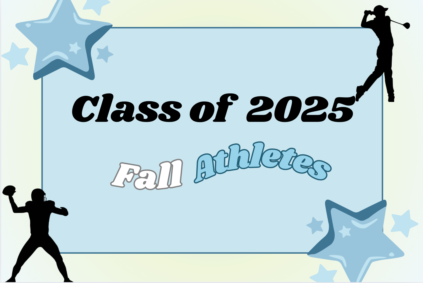 A showcase of our Class of 2025 senior athletes.